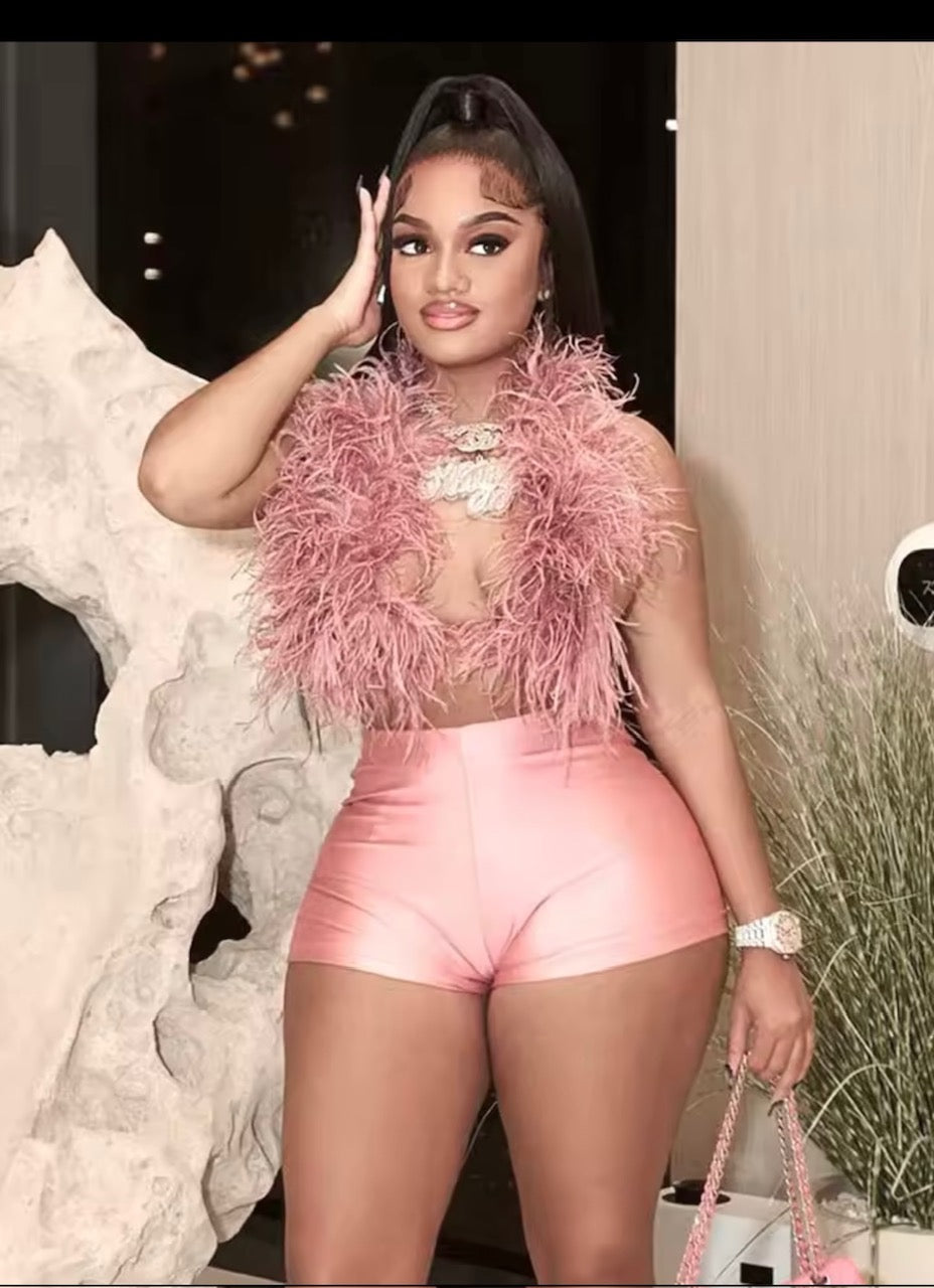 Ostrich Feather Set